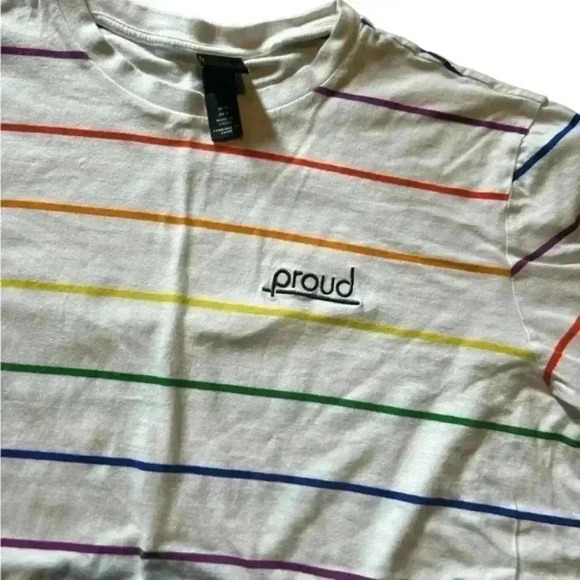 H&M Pride Rainbow T-Shirt, M🌈‎ - Picture 3 of 3